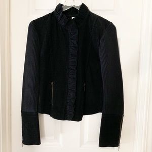 Twiggy Ruffled Corduroy Jacket, size Large